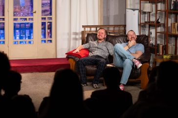 Ragány Misa és Timkó János a Furcsa pár bemutatóján