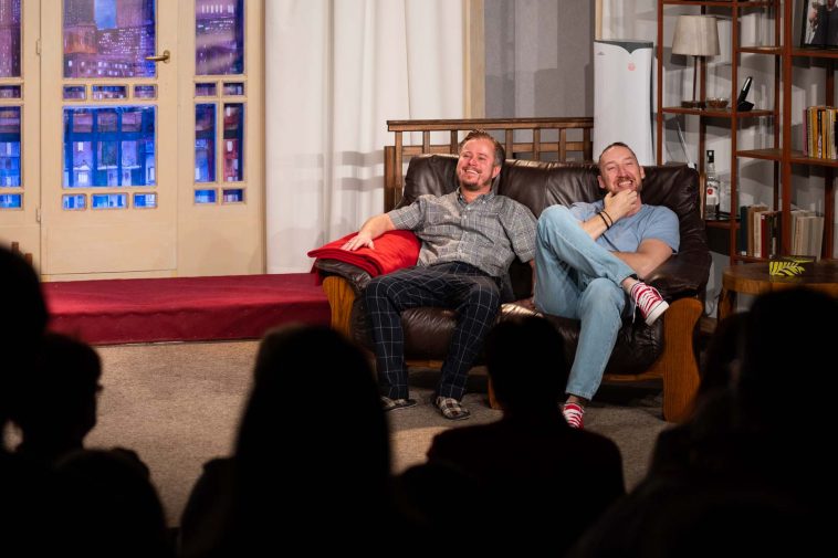 Ragány Misa és Timkó János a Furcsa pár bemutatóján