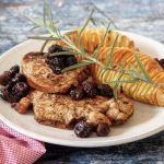 Aszalt áfonyával sült pulykamell