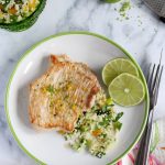 Citromos-fokhagymás pulykamell színes kuszkusz körettel