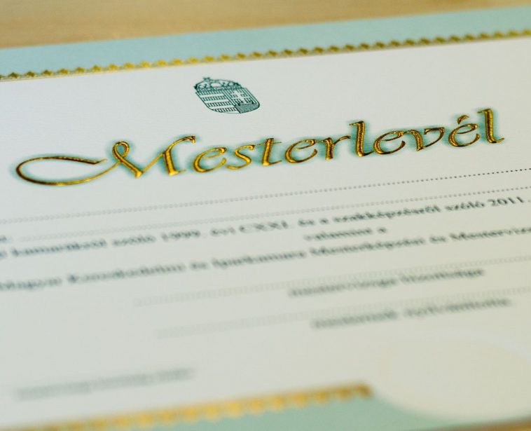 Mesterlevél