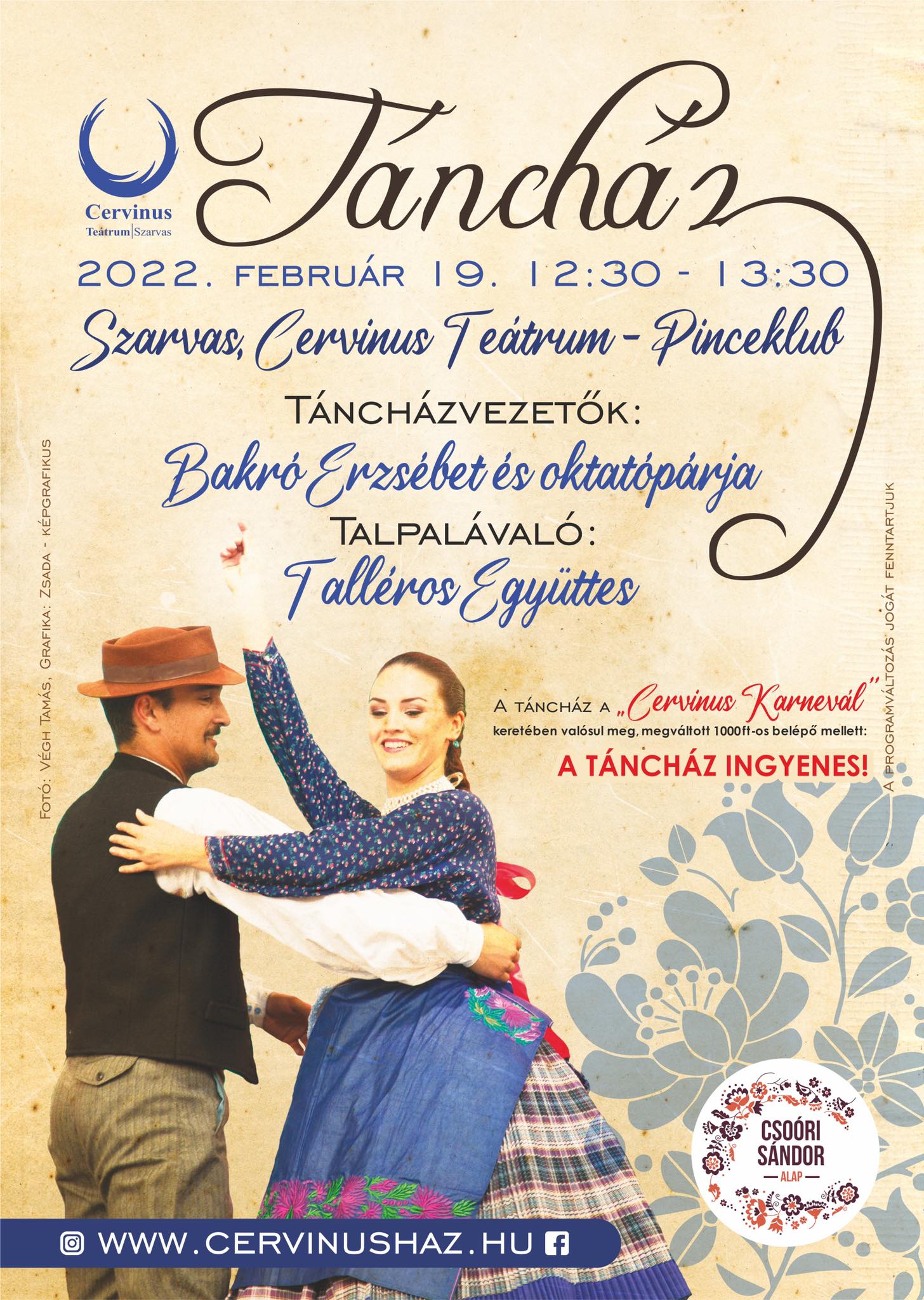 Táncház a Tessedik Táncegyüttessel