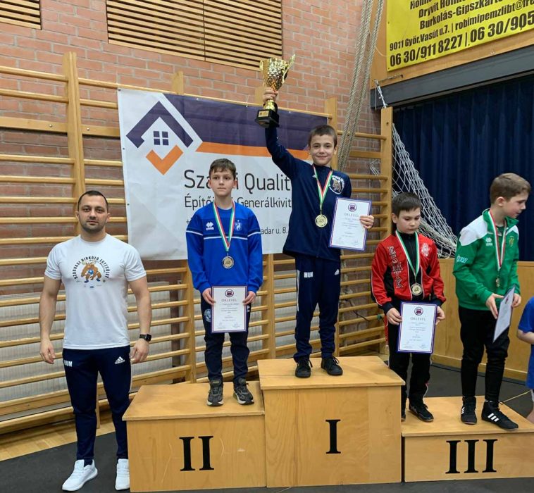 35 kg-ban országos bajnok Darvas Krisztián