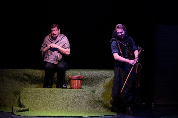 Boronyák Gergely (Herz Konrád) és Szente Árpád Csaba (Sándor) a Békési betyárok ősbemutatóján 2022. március 12-én