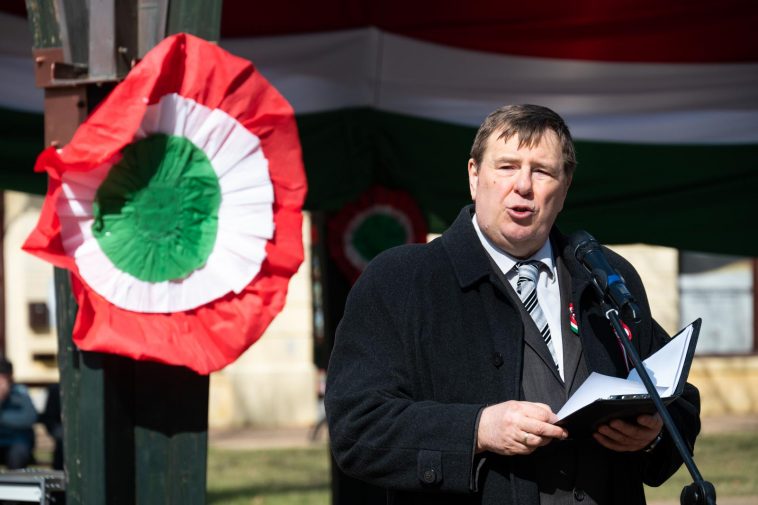 Dr. Lipcsei Imre, a március 15-i megemlékezés szónoka