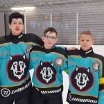 A három szarvasi csapattag: Petrovics Soma, Cziglédszky Barnabás és Csengődi Péter Keve