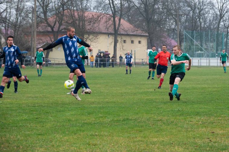 Sándor János lövése átjut Ulrich Norberten, de nem ért kaput