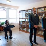 Pécsváradi Antal az iskolatörténeti kiállítás megnyitóján