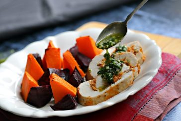 Sütőtökös pulykatekercs