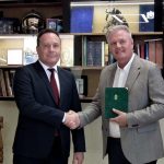 Dr. Takács Árpád kormánymegbízott és dr. Melis János, Szarvas város címzetes főjegyzője