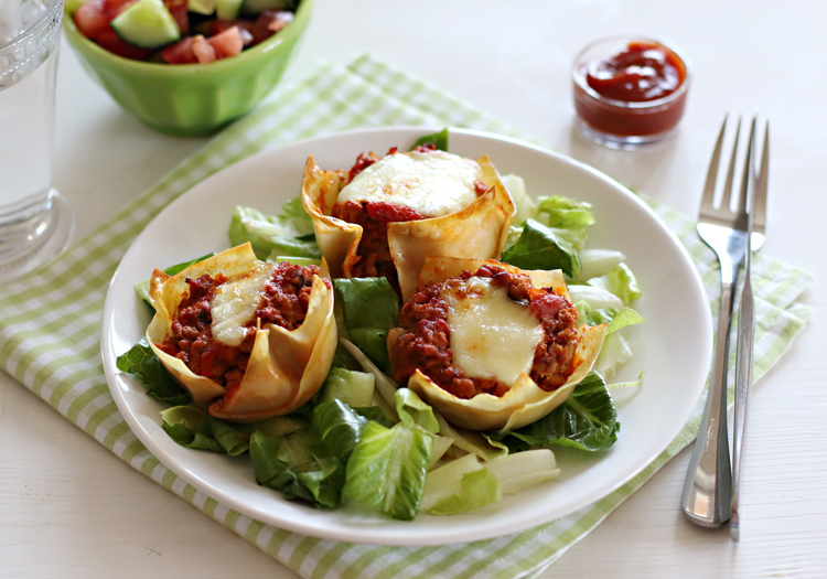 Pulykás lasagnefalatok