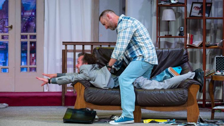 Ragány Misa (Felix) és Timkó János (Oscar) a Furcsa pár jelentében a CMF2022 július 16-án tartott előadásán