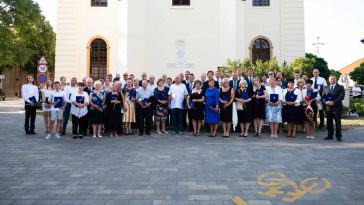 Szarvas újratelepítésének 300. évfordulójának díjazottjai 2022. július 23-én