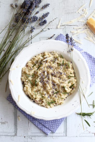Levendulás rizottó