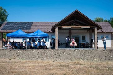 Az újjáépített roma közösségi házat 2022. július 16-án adták át