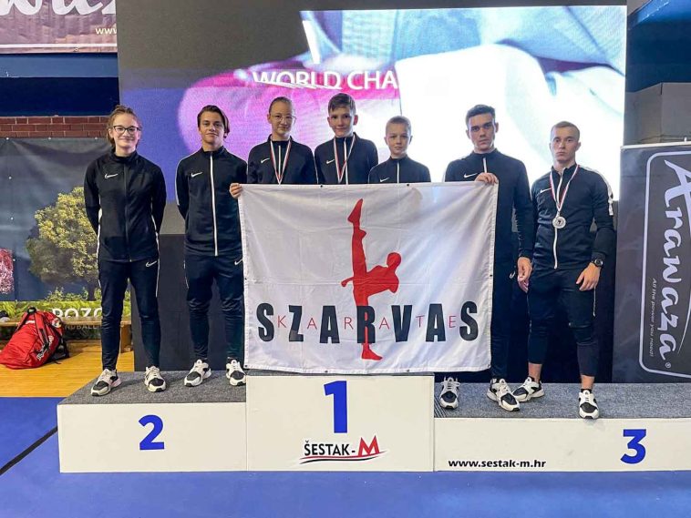 A szarvasi karatecsapat a Horvátországban rendezett hétvégi versenyen