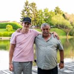 A siker tárgya és kovácsa a kovácsműhelyben: Keller Gergő és edzője, Bátor György 'Doxy' a szarvasi vízitelepen