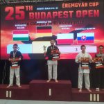 Ruzsinszki Balázs a dobogó második fokán a Budapest Openen