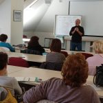 Bogár Péter okleveles könyvvizsgáló a Békés Megyei Kereskedelmi és Iparkamaránál tartott előadást