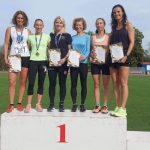 Frankó Csilla (j3 kékben) negyedik lett 1500 méteren