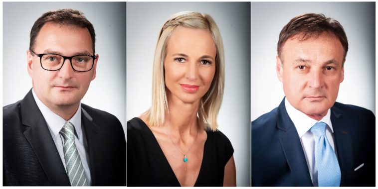 A Gallicoop Pulykafeldolgozó Zrt. vezetése: Füzesséry Tibor stratégiai vezérigazgató, valamint dr. Sóki Krisztina és Ruck János operatív vezérigazgatók