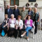 A találkozó résztvevői: Ülnek: Kasuba Judit, Szedmohradszky Judit, Tákos Éva, Gyurcsik Olga. Az álló sorban Nyári Mihály, Szakács György, Regős Mátyás, Czinkoczki Pál, Kutas Ferenc.