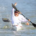 Ozsgyáni Bence és Keller Gergő az ifjúsági K-2 500 méter döntőjének befutója után