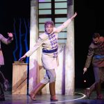 Beleznay Endre (középen) Az Akácemberben a 2022. július 27-i ősbemutatón