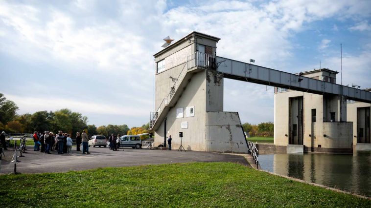 Megemlékezés a békésszentandrási duzzasztóműnél 2022. október 15-én