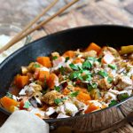 Sütőtökös-padlizsános pulykacurry