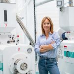 Valentinyi Fruzsina a Valoryz Production Kft. modern telephelyén