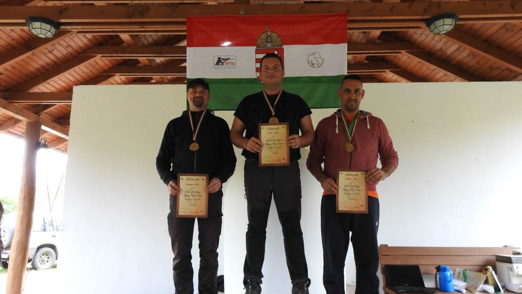 Sutyinszki István a Magyar Kupa 5. fordulóját hunter field target szakágban a második helyen zárta.