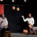 Juraj Haviar és Tomáš Pohorelec a felnőtteknek szóló előadáson