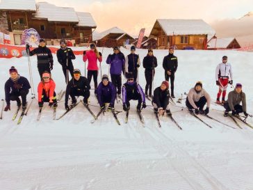 Opavszky Márk (álló sor b1) és Keller Gergő (álló sor b5) is magaslati edzőtáborban készül az idei versenyszezonra