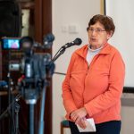 Bődi Mária Áprily Lajos: Tavasz a Házsongárdi temetőben című versét hozta el hallgatóságának.