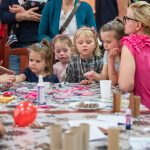 Mazsola és Tádé figuráját lehetett elkészíteni a Cervinusház kézműves délutánján.