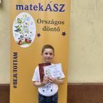 Lestyan-Goda Vencel 8. helyezett lett az elsősök között.