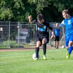 A Szarvasi FC 1905 Gyulai Termál FC ellen 2022. szeptember 10-én Somogyi János és Sajben Gábor figyeli a mérkőzést.