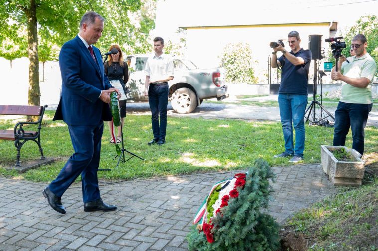 Dankó Béla Békésszentandráson a nemzeti összetartozás napján 2023. június 4-én.