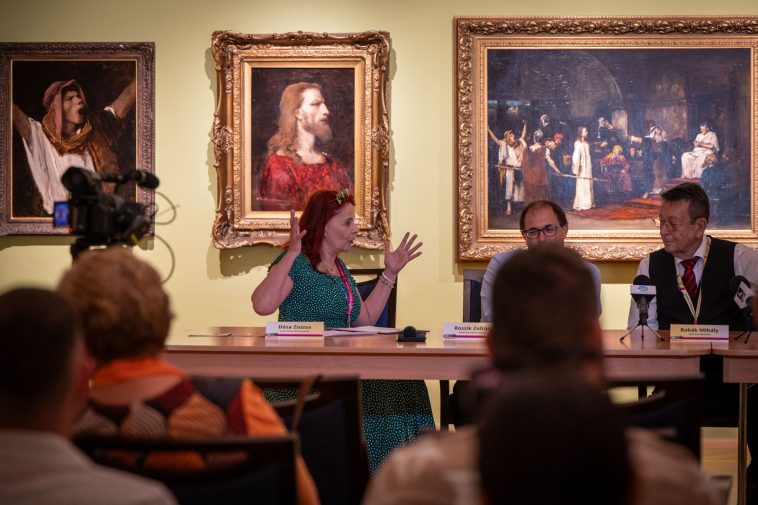 Dr. Dósa Zsuzsa a CMF2023 sajtótájékoztatóján.