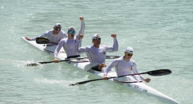 A vezérevező pozíciójában Opavszky Márk, a 3. beülőn Keller Gergő.