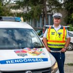 Gyurcsan Tamás r. főtörzsőrmester 2010-től rendőr, 2014-től baleseti helyszínelő, balesetvizsgáló.