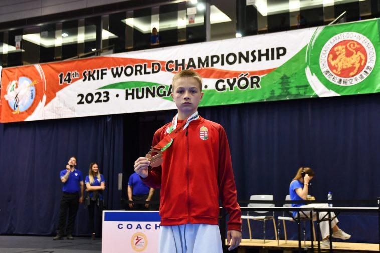 Bagi Ádám korosztályában bronzérmes lett a hazai rendezésű világbajnokságon.