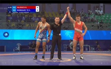 Hajduch Nándor utolsó másodpercben győzött a venezuelai Steven Rodriguez Torreyes ellen.