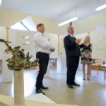 Mihály Árpád kiállításának megnyitóján 2023. október 21-én.