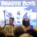 Hartay Csaba Még nem is játszottunk című könyvbemutatóján a Tessedik Sámuel Múzeumban 2023. február 3-án.