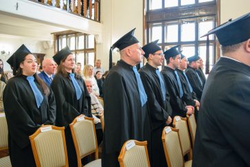 Diplomaosztó a Magyar Agrár és Élettudományi Egyetem Szent István Kampuszának Szarvasi Képzési Helyén február 16-án pénteken délelőtt.