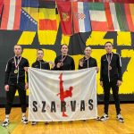 Nagy Máté, Bagi Ádám, Bagosi Marianna, Szebegyinszki Rita és Ruzsinszki Balázs a szlovéniai Velenjében 2024. február 18-án rendezett nemzetközi versenyen.