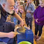 Az Alma és a Búzavirág csoportos gyermekek a Mezőtúri Túri Fazekas Múzeumban.