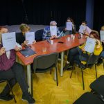 A Szerelem című darab olvasópróbáján 2024. március 20-án.